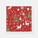 Zoek naar sneeuwman servetten Rood
