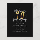 Zoek naar 90 verjaardagskaarten Zwart en goud