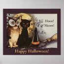 Recherche de vintage cat posters Owl