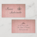 Recherche de marie antoinette cartes visite Vintage