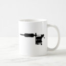 Recherche de vectorielle tasses Noir et blanc