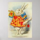Recherche de tenniel de john posters Lapin blanc