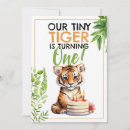Recherche de tigre orange invitations Animal