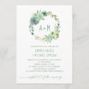Recherche de rustique mariage invitations Vert