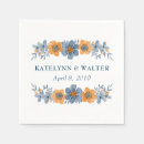 Recherche de orange bleue serviettes Fournitures de partie