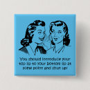 Recherche de pin up badges Drôle