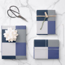 Recherche de bleu marine gris papier cadeau Élégant