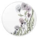 Recherche de fleur pourpre boutons et poignées de porte Floral