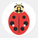 Recherche de insecte rouge autocollants Été