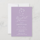 Recherche de violet bridal shower invitations Unique