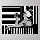 Zoek naar zwart wit art deco posters Vintage