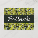 Recherche de petit déjeuner cartes visite Cuisine
