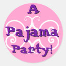 Recherche de pajama party autocollants Fête du sommeil
