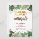 Recherche de animal birthday party posters Sauvage