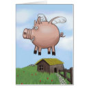 Zoek naar vliegend varken briefkaarten Humor