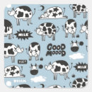 Recherche de vache blanche autocollants Animal de ferme