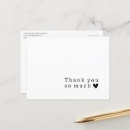 Recherche de postale mariage remerciements cartes Minimal
