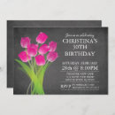 Recherche de de tulipe anniversaire invitations Floral