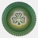Recherche de shamrock irlandais autocollants Chance