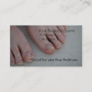 Zoek naar tenen visitekaartjes Pedicure