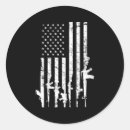 Zoek naar pistool stickers Amerikaanse vlag