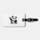 Recherche de panda mignon bagages étiquettes animaux