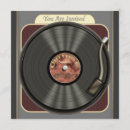 Recherche de tourne disque invitations Musique