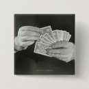 Zoek naar speelkaarten buttons Geluk