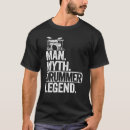 Recherche de drummer hommes tshirts Vintage