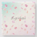 Recherche de pétales fleur dessous de verres Aquarelle