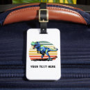 Recherche de t rex bagages étiquettes Aquarelle
