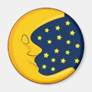 Recherche de visage lune magnets Étoiles
