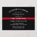 Recherche de sapeur pompier cartes postales Ligne rouge mince