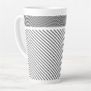 Recherche de rayures abstraites tasses Noir et blanc