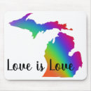 Recherche de michigan tapis souris Bleu