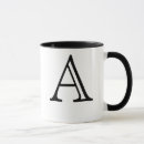 Recherche de lettre m tasses Alphabet