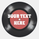 Recherche de album disque vinyle autocollants Vintage