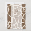 Recherche de taches de girafe invitations Animal
