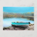 Recherche de solitude cartes postales Bleu