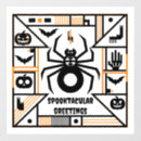 Recherche de halloween décalques fenêtres Noir et blanc