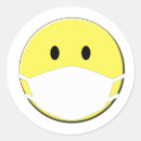 Recherche de visage masqué autocollants Masque de visage