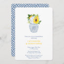 Recherche de bleu marine jaune invitations Bride
