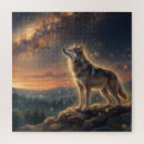 Recherche de loups puzzles Faune