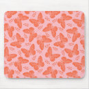 Recherche de papillon orange tapis souris Nature