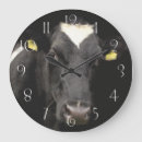Recherche de vache holstein horloges Noir