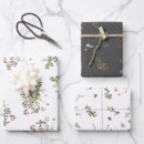 Recherche de hiver papier cadeau Peint à la main
