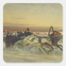 Recherche de chevaux galopants autocollants Neige