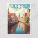 Recherche de canaux de bruges cartes postales Belge