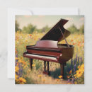 Recherche de piano invitations Floral