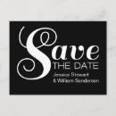 Recherche de typographie chic cartes postales Unique